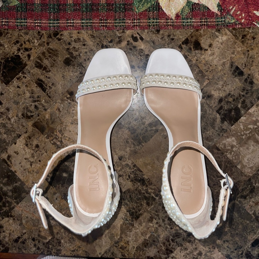 I.N.C. Pearl Heels - Picture 5 of 7